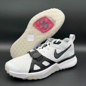 Nike Air Zoom Diamond Elite White Black Turf Baseball Shoes Size 8.5 FN4250-100